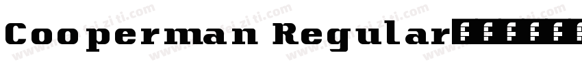 Cooperman Regular字体转换